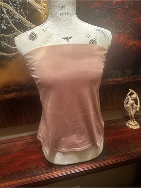 Boston Proper Strapless Camisole in Dusty Rose